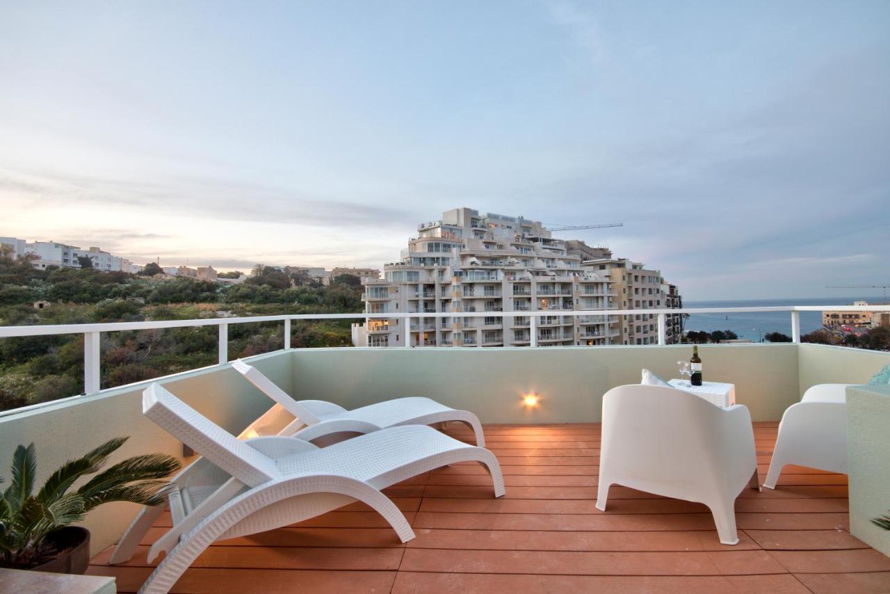 St Julians Seaviews Hilltop House Apartment *